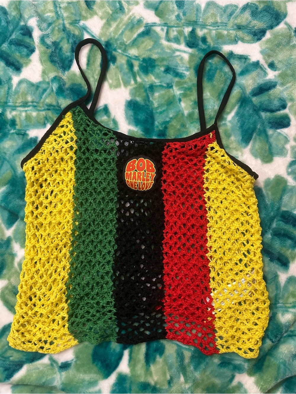 Super Cute Zion Rootswear Crochet Tank,L
